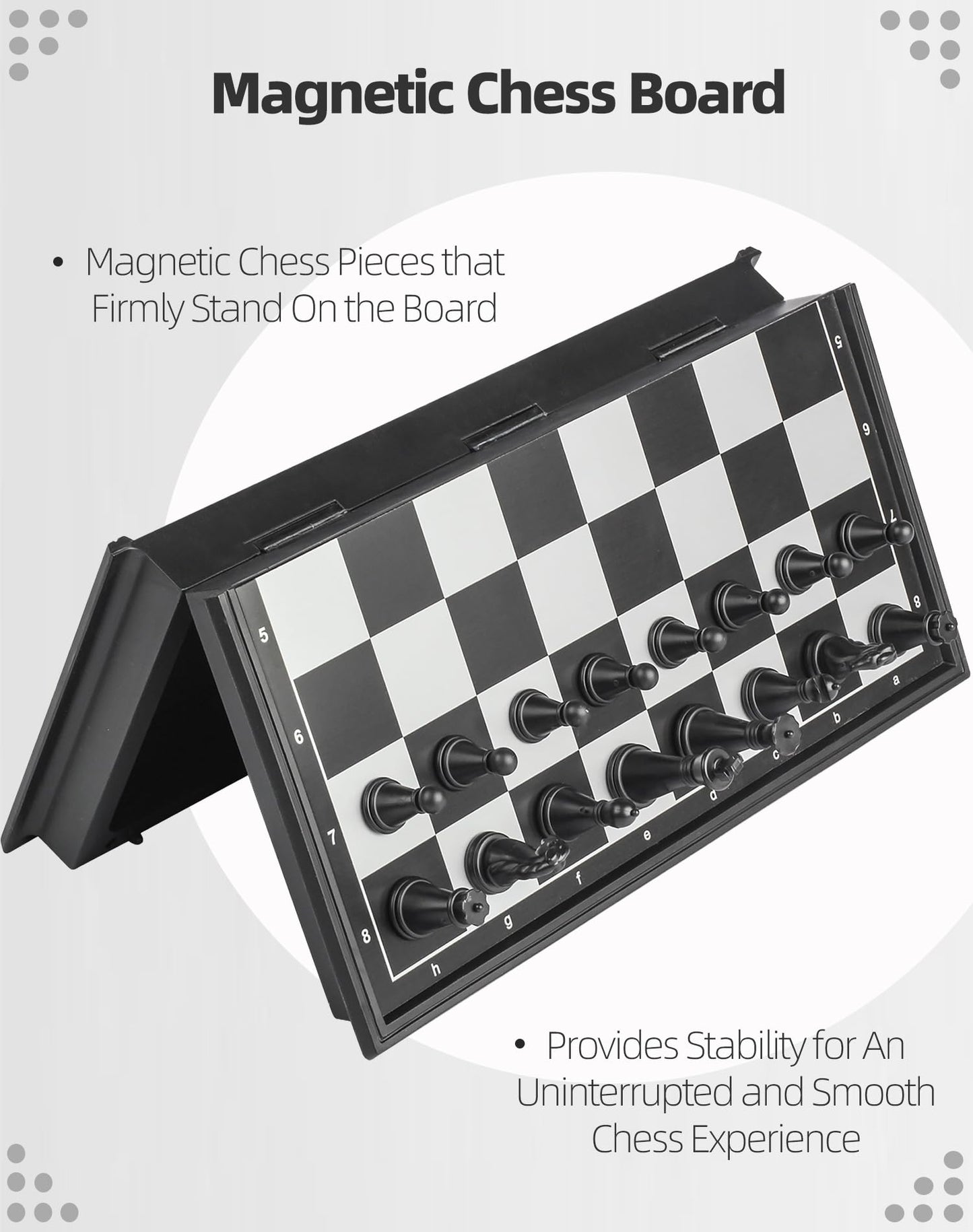 Travel Chess Set Magnetic Portable Folding Chess Board - Small Mini Pocket Chess Set (X-Small / 5.9 Inch)