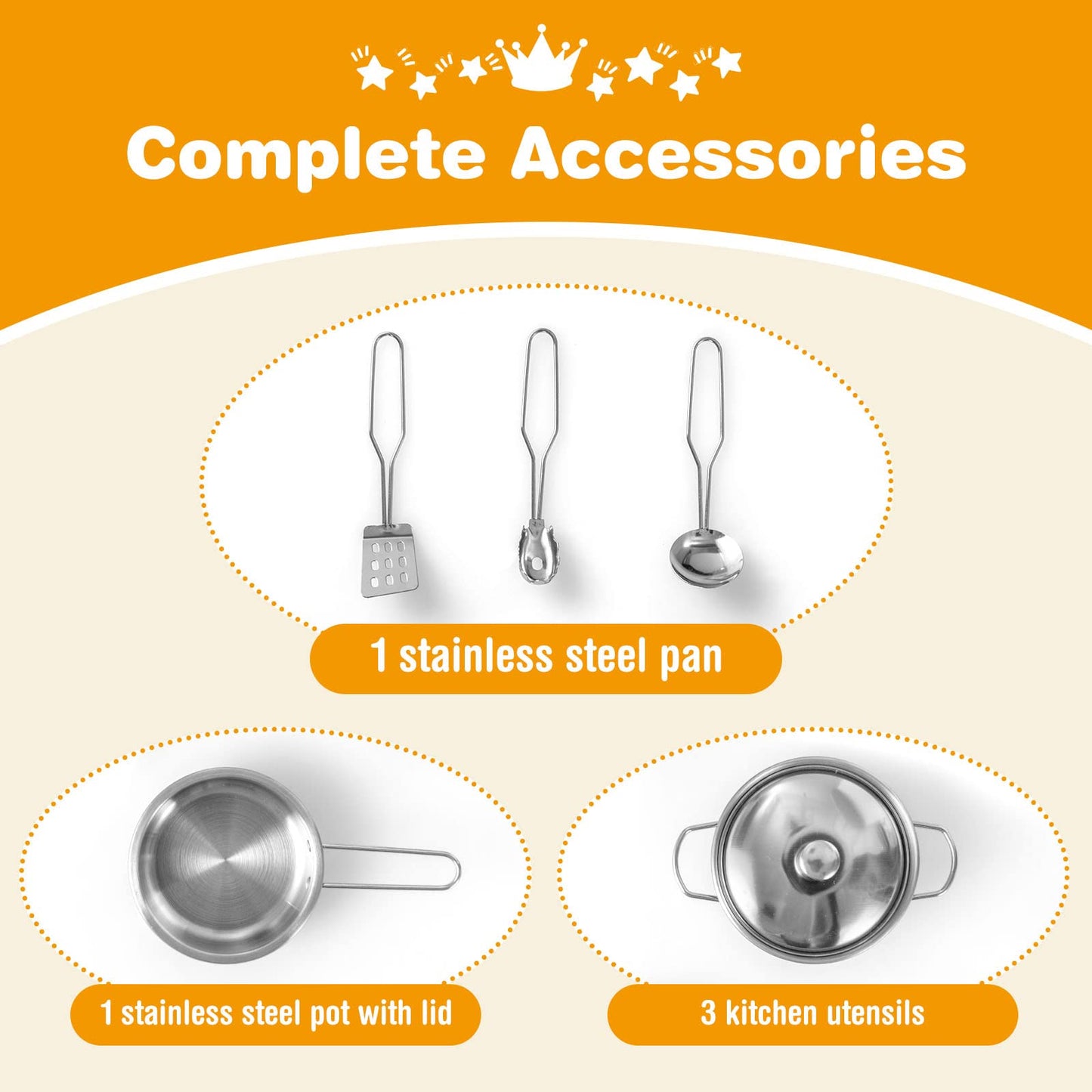 HONEY JOY Corner Kids Kitchen Playset, Little Chef Wooden Play Kitchen for Toddlers, Water Dispenser, Microwave, Range Hood, Ref