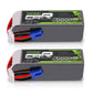 Ovonic 6S Lipo Battery 6000Mah 22.2V 120C Rc Battery With Ec5 Connector (2 Pack)