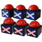 Game Answer Buzzer 6Pcs, Game Buzzer Family Feud Buzzer Alarm Sound Play Button With Light Buzzers For Game Show Trivia Quiz Got Talent Buzzer Toys By Doxishruky