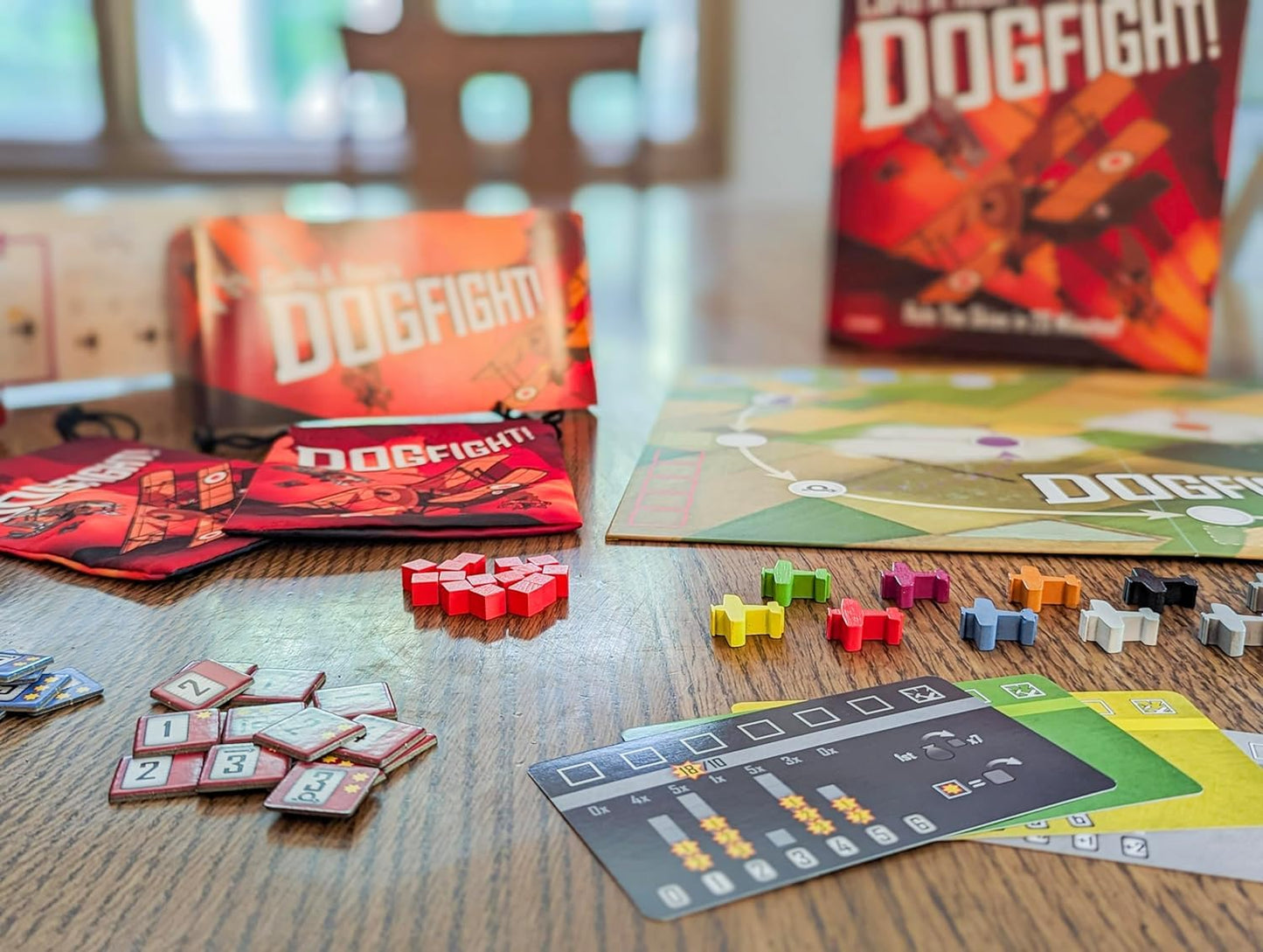 Plastic Soldier Dogfight Board Game - Orange Cardboard, Model PSC DOG001