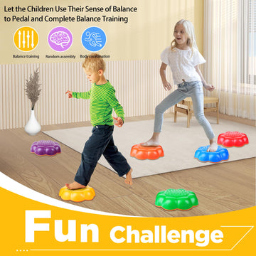 Stepping Stones For Kids, Toddler Stepping Stones, Kids Stepping Stones, Non-Slip Balance Stepping Stones Kids, Tobstacle Course