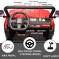 FINITO 24V 2 Seater Ride On Dump Truck,4WD Side by Side Kids UTV with Remote Control, Rubber-Plastic Polymerized EVA Tire Electr
