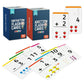 Merka Math Flash Cards, 338 Flashcards In Total, Learning Mathematics And Toy Card Game For Kids, For Classroom And Homeschool, 1St To 4Th Graders, Addition And Subtraction, 2 Sets With 169 Pcs Each