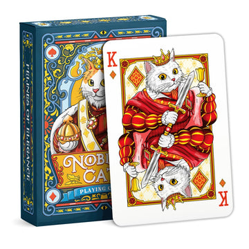 99FOX Noblific Cats Playing Cards for Adults Teens Friends Family Animal Lovers Gifts -Like New