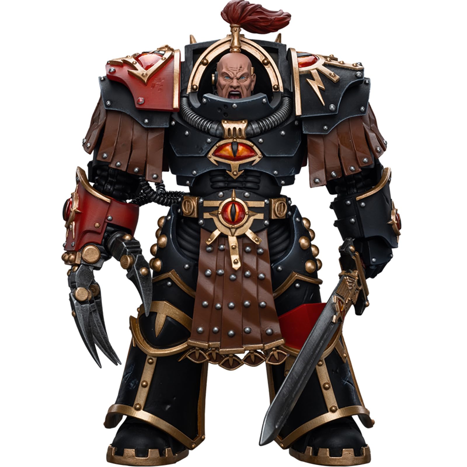Joytoy Warhammer 40K Horus Heresy, Sons Of Horus Ezekyle Abaddon First Captain Of The Xvlth Legion 1/18 Action Figure Model
