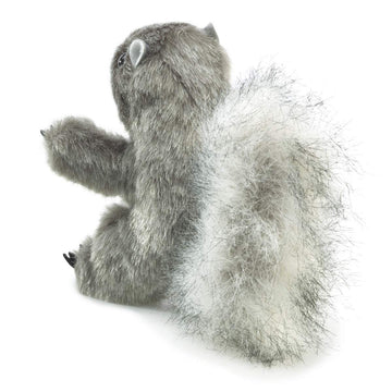 Folkmanis Mini Gray Squirrel Finger Puppet - Plush, One Size, Model 2648