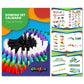 Calmado – 450 Pcs Wooden Dominos For Kids - Domino Toys For Outdoor Or Indoor Game, Dominos For Kids Ages 4-8, Stacking Dominos For Kids 8-12 -Including Bag, Instruction Manual & Accessories