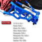 ARRCat Upgrades Parts for 1/10 Slash 2WD/Stampede 2WD/Rustler 2WD/Nitro Slash 2WD RC Truck,Alloy Steering Blocks,Front Caster Bl