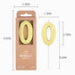 PHD CAKE 2.76 Inch Modern Gold 0 Number Birthday Candles, Gold Number Candles, Cake Number Candles, Party Celebration