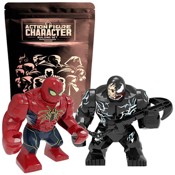 3 Inches Tall Large Action Figure Set - 8 Figurines | Compatible With Major Building Block Brands | Great Gift For Kids