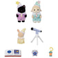 Calico Critters Sleepover Party Trio - Nursery Friends, Multicolor, Model CC2173, Plastic Material