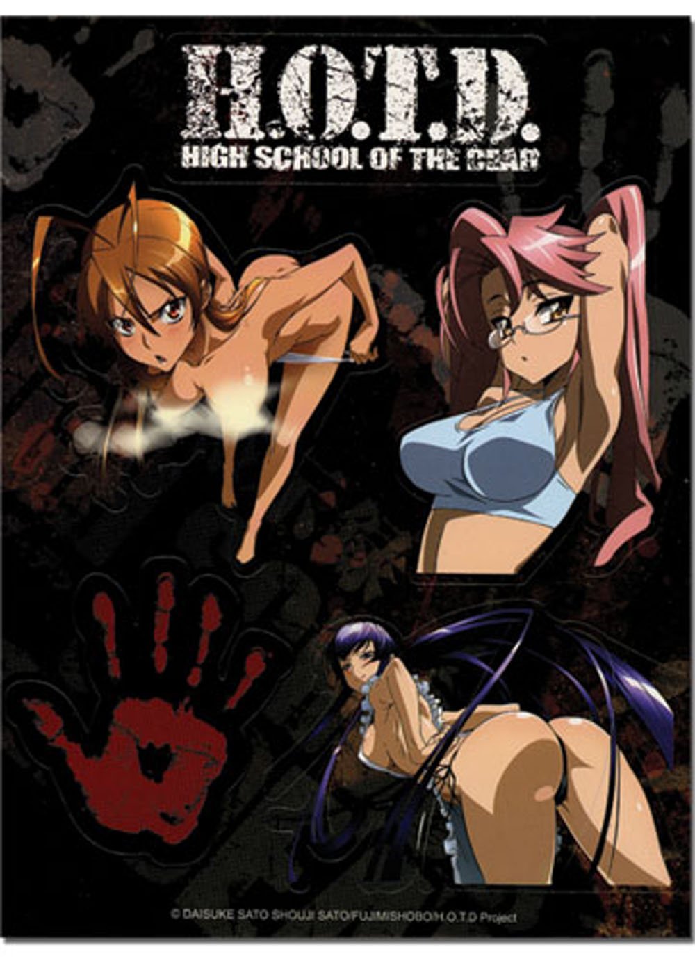 Great Eastern High School of The Dead Group Sticker