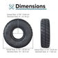 Alveytech 4.10/3.50-4 Pneumatic Scooter Tire With Q110 Tread