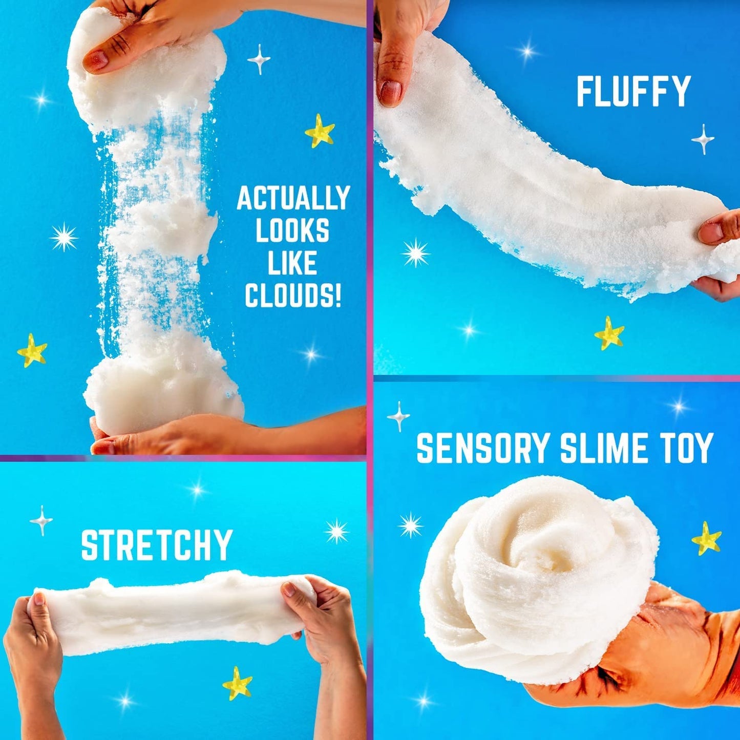 Girlzone Cosmic Cloud Slime Kit, Premade Galaxy Slime Kit For Girls With Slime Glitter And Inks, Slime Fun Straight Out Of The T
