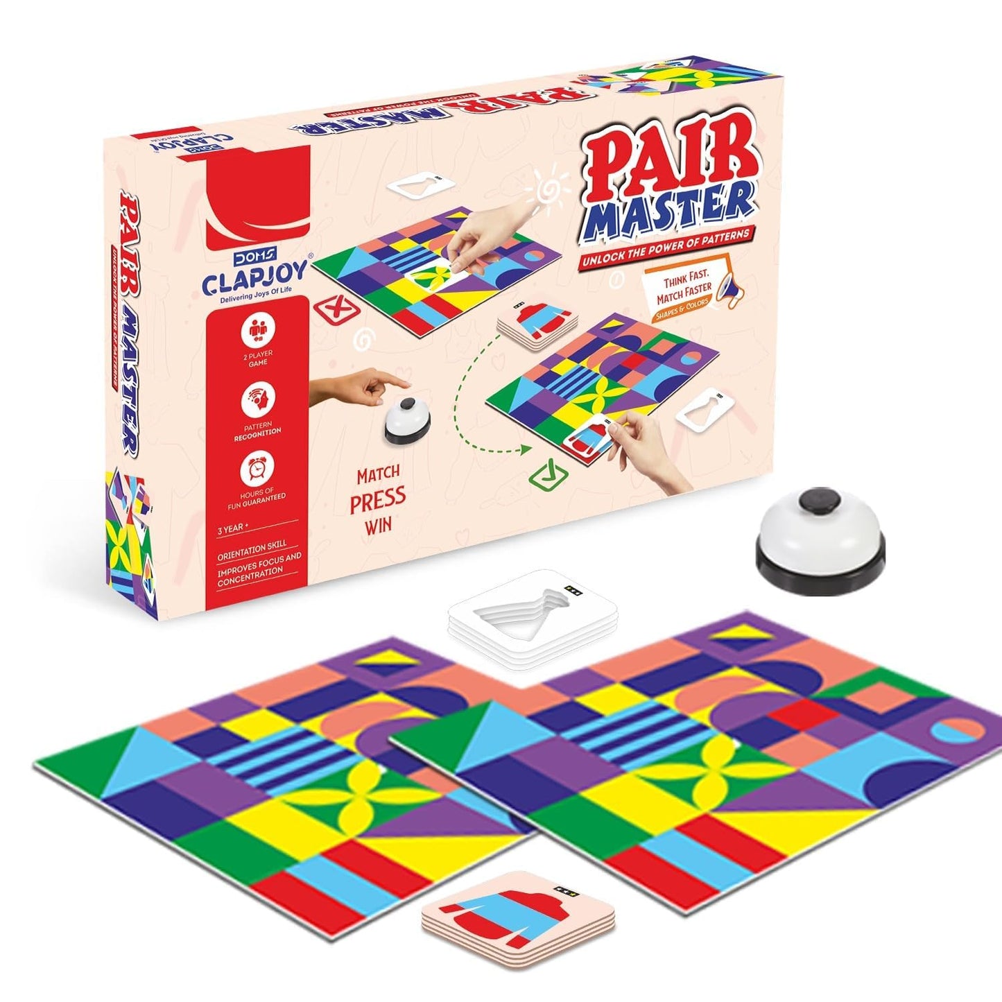 Ikzuwi Pair Master Children Learning & Educational Shape Matching Puzzle Game  Educational Sorting Toy For Kids Ages 3+ | Dress