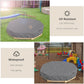 Waterproof Octagon Sandboxes Cover, Upgraded With Wire Rope & Winch Fixed Increase Stability, For 84'' X 78'' X 9'' Kids Outdoor