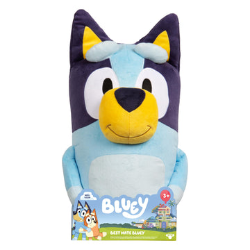 Bluey 18' Stuffed Animal - Playtime & Naptime Companion, Jumbo Size, Soft Deluxe Materials - Huggable Cuddles Best Friend (13010)