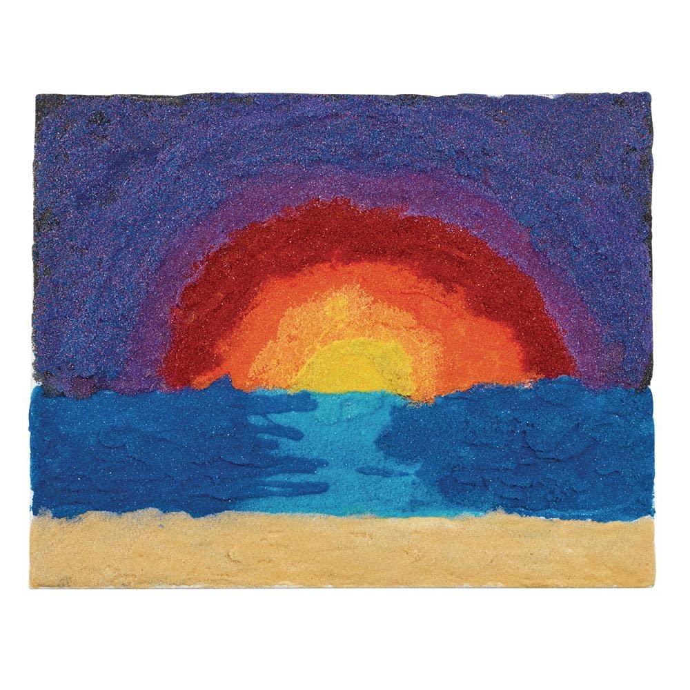 Colorations CSYE Colorful Craft Sand, Yellow - 22 oz.