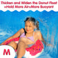 DMAR Donut Pool Floats Donut Tube Pool Doughnut Pool Float Donut Inflatables Doughnut Floatie Donut Swimming Ring for Beach Pool