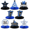 LASKYER Happy 17th Birthday Party Decorations, Glitter Shiny Honeycomb Table Centerpieces Seventeen Years Old Birthday Party Pho