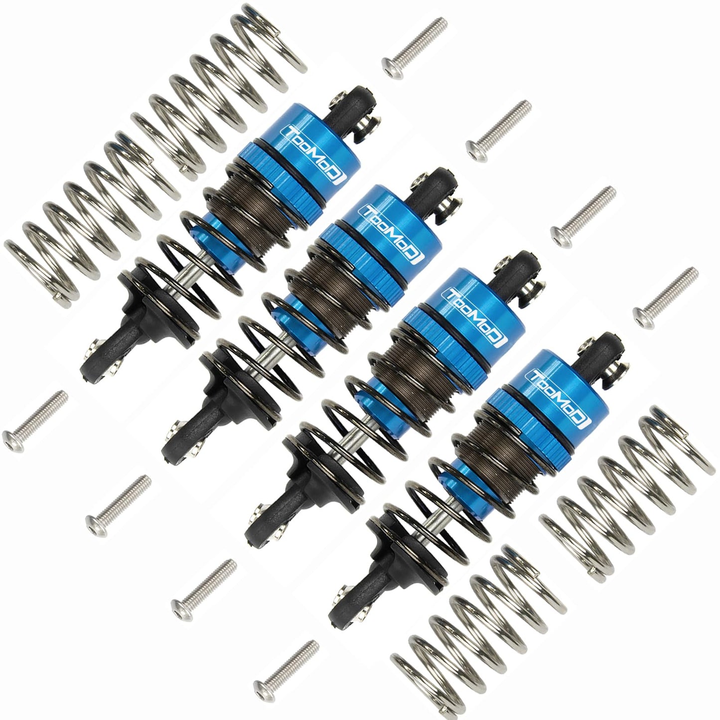 TOOMOD 1/10 55MM RC Oil filled Shock Absorbers kit for Tamiya TT-01 TT-02 WR-02 M05 M06 TA05 1:10 On Road Car Upgrades Replace P