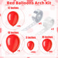 200 Pieces Red Balloons Red Balloon Arch Kit Red Balloon Garland Kit Red Latex Balloons Red Birthday Decorations For Valentine R