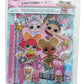 Lol Surprise! 10Pc Stationery Set In Bag Eraser Highlighters Pencil Ruler