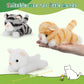 Muiteiur 15.7 Inch Cat Stuffed Animal with Babies  1 Mom & 3 Baby Kittens with Portable Zipper Storage Pouch  Cuddly Stuffed Animal Toys for Kids  Girls  Boys