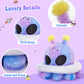 Happyspot Purple Alien Stuffed Animal Plush Toy, Soft Tie Dye Alien Alien Stuffed Toy - Cute Space Creature Plush Toy, Weird Gal