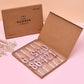 PHD CAKE Rose Gold Birthday Candles - 10-Piece Glitter Numerals 0-9 for Parties, Weddings, Anniversaries