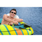 Hydro-Force 66.5 X 54 Inflatable Tube Swim Ring With Built-In Cooler & Cup Holder