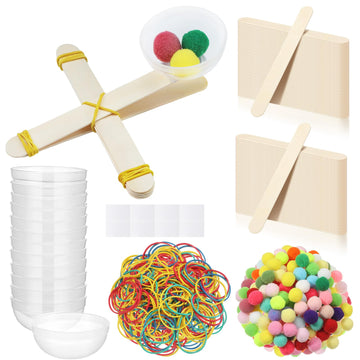 Foilswirl 24 Sets Stem Diy Catapult Craft Kit Craft Stick Catapults Kit For Educational And Learning Activities Camp Crafts Supp