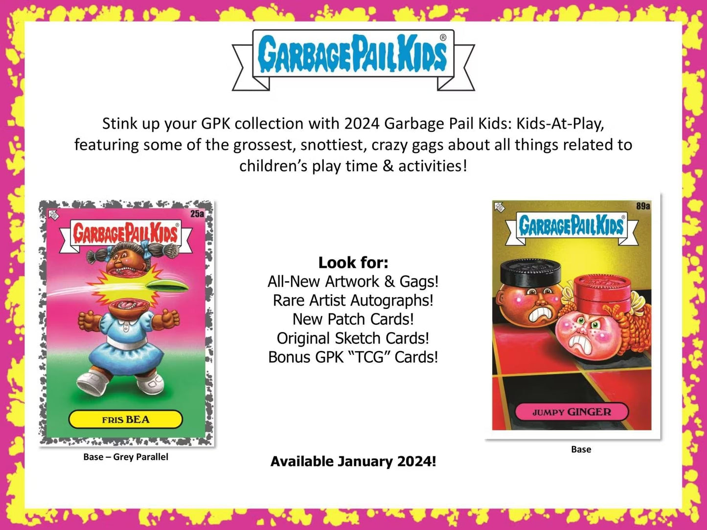 2024 Topps Garbage Pail Kids Series 1 Trading Card Box Collector Edition