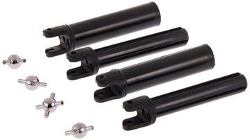 Traxxas 1951 Half Shafts, Long Truck (external-splined (2) & internal-splined (2) metal U-joints (4)