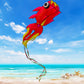 43Ft Large Kites For Adults,3D Goldfish Frameless Soft Umbrella Giant Flying Kites,Easy To Fly With 330Ft Kite String In Beach A