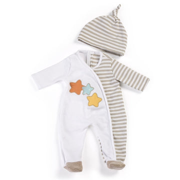 Miniland Gender Neutral Pajamas For Dolls 15' 3/4 Inch