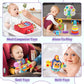 Usrela 5 In 1 Baby Toy For 12 18 Month, Learning Toys For Babies 12-18 Months, Baby Busy Cube, Stacking&Sensory, Pull String&Pia