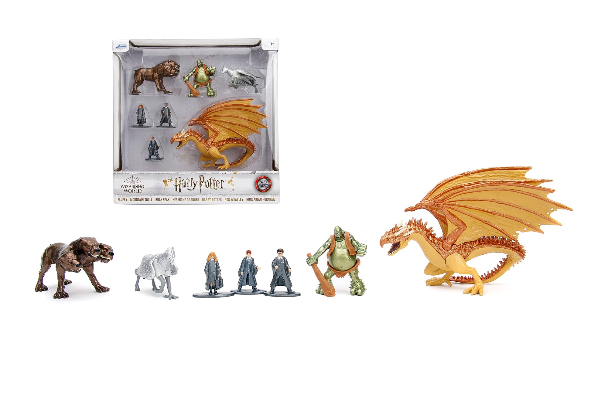 Harry Potter 1.65' Mega Pack Die-Cast Collectible Figures, Toys For Kids And Adults