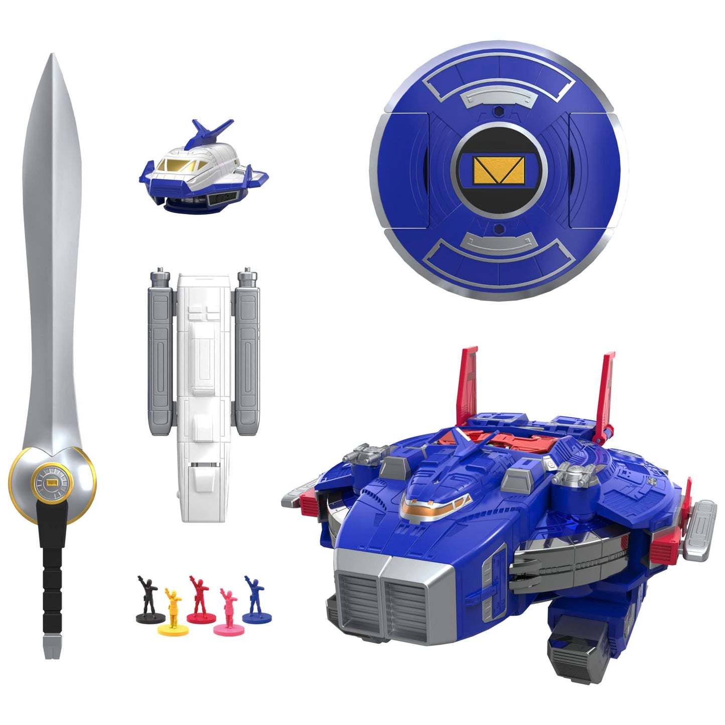 Power Rangers Astro Megazord Figure - Hasbro Lightning Collection, One Size, Black, Model F6497, Plastic Material