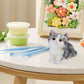 Nansike Taba Squishy Cat Kit,Cute Squishy Toys,Bag Charms,Suitable For Cat Memorial Gifts For Women (Silicone Slow Rebound Feel)