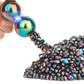 Magnet Slime Putty Party Favors, Fidget Toy Magnet Ferrite Putty Beads, Hematite Magnetic Stones Eggs With 1.26 Inch Magnet Balls, Cool Desk Toy, Edc Toy Science Kit Gift