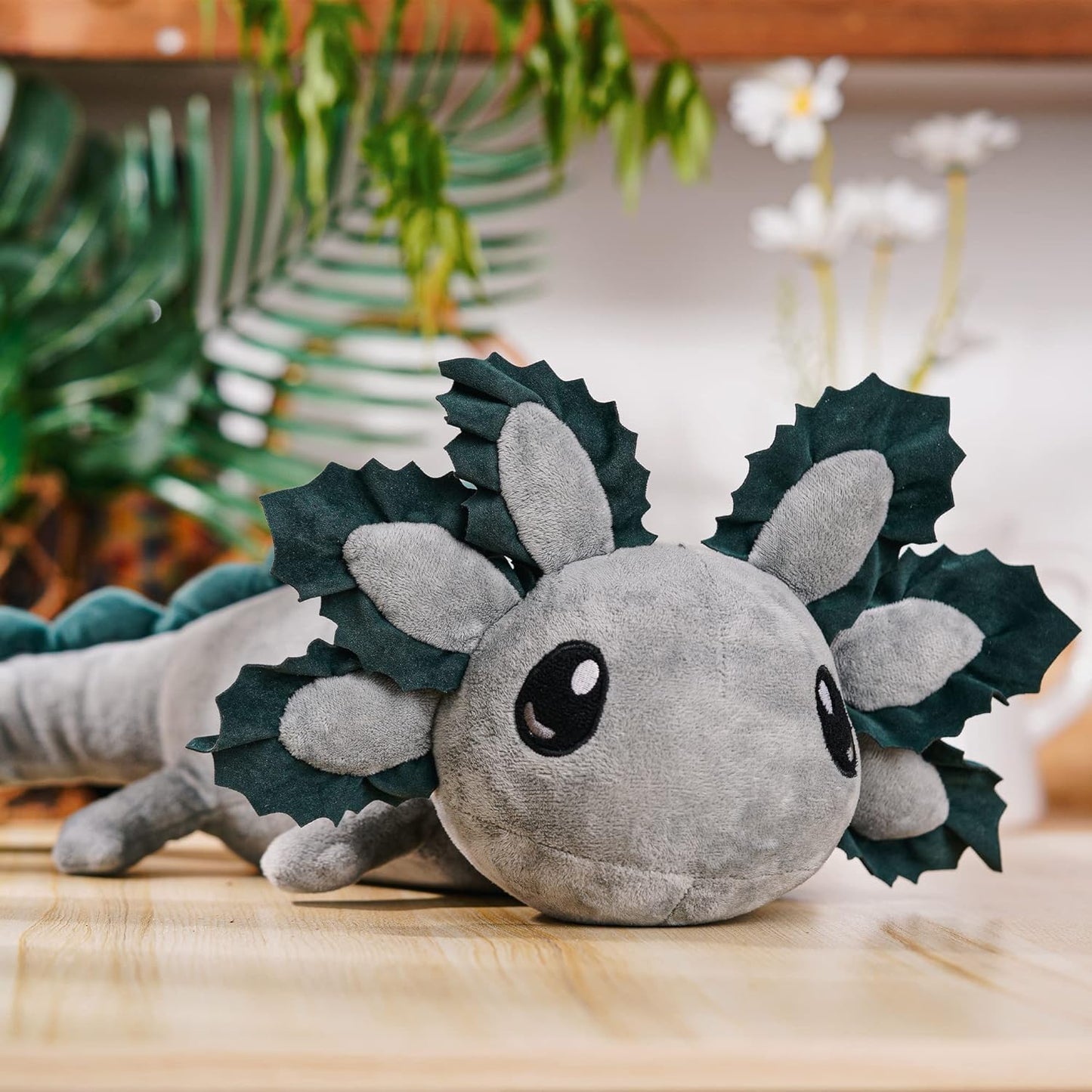 Lkmyhy 30    Weighted Axolotl Stuffed Animals For Adults & Kids, 5Lbs Large Weighted Axolotl Lap Animals Plush Gift For Valentin