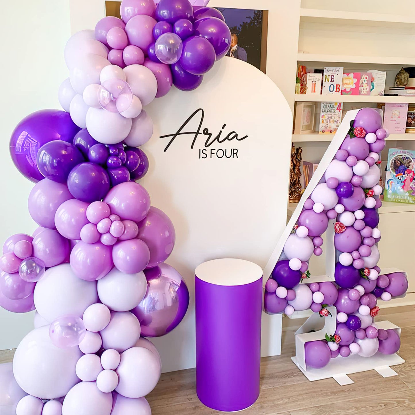 Partywoo Pastel Purple Balloons, 50 Pcs 12 Inch Pale Lavender Balloons, Lilac Balloons For Balloon Garland Balloon Arch As Party Decorations, Wedding Decorations, Baby Shower Decorations, Purple-Q10