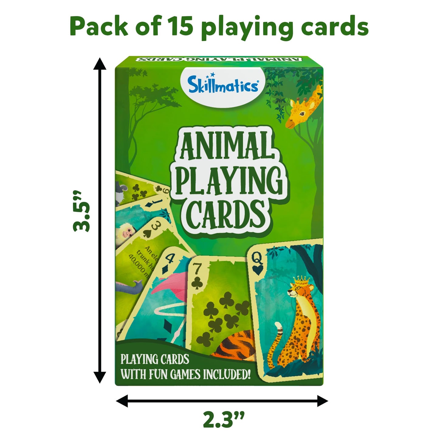 Skillmatics Party Favors (15 Decks) - Animal Playing Cards Set For Kids, Goodie Bag Stuffers, Play Games, Gifts For Boys, Girls, Friends, Family Ages 4 And Up