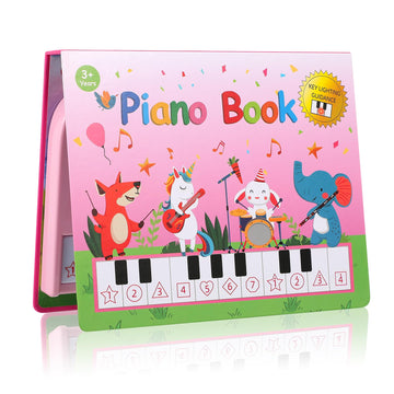 Toys For 3 Year Old Girls Gifts - Piano Book Educational Toddler Musical Toys For Kids Ages 3 4 5 6 7 8 Years Old Learning Birth