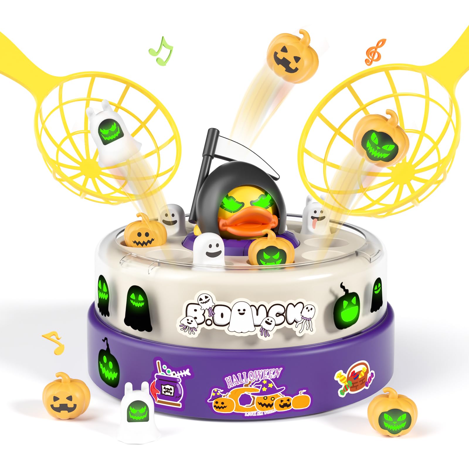 BLF FUN B.Duck Games for Kids 4-6, Bounce and Catch Duck Toys for Toddlers 3-5, Kids Family Board Game, Christmas Birthday Gifts