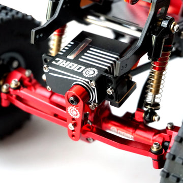 Ogrc Digital Steering Servo With Brass Servo Mount And Servo Horn For Axial 1/24 Scx24 C10 Jlu Bronco Deadbolt Gladiator Rc Craw