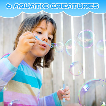 Tqu 18 Pack Bubble Wand Toys, Bubble Maker For Kids Party Favor, Summer Toy Birthday Favors For Boys Girls, Classroom Prizes Tre