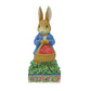 Enesco Jim Shore Beatrix Potter Peter Rabbit With Strawberries Figurine 6012489, Blue
